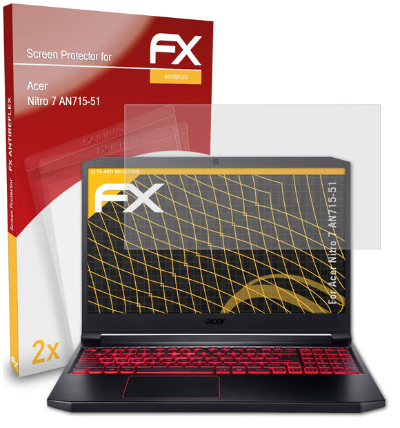 atFoliX FX-Antireflex Displayschutzfolie für Acer Nitro 7 AN715-51