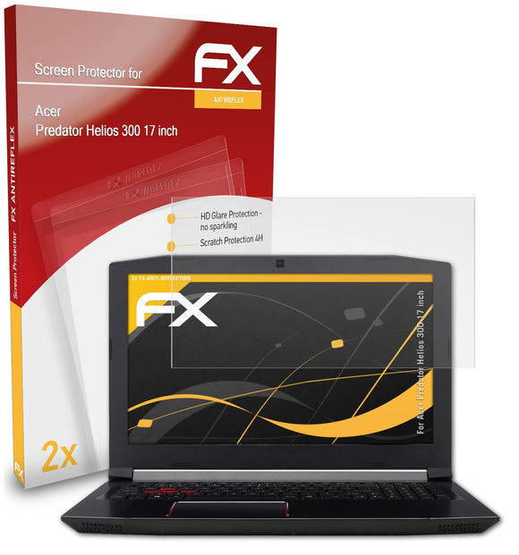 atFoliX FX-Antireflex Displayschutzfolie für Acer Predator Helios 300 (17 inch)