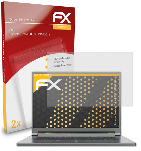 atFoliX FX-Antireflex Displayschutzfolie für Acer Predator Triton 500 SE (PT516-51s)