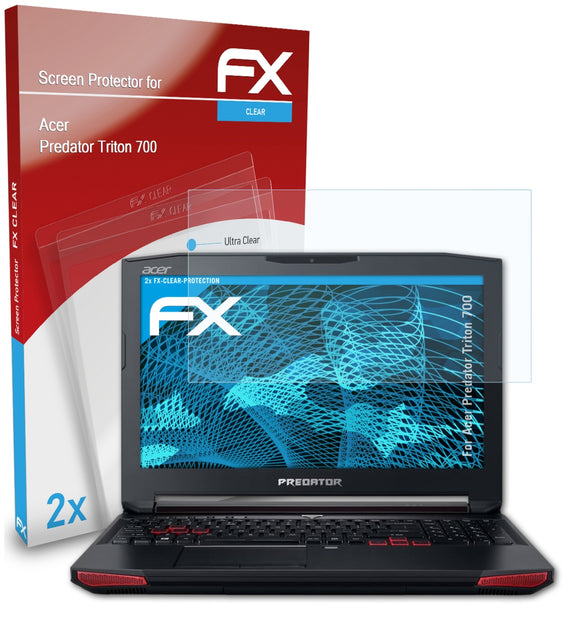 atFoliX FX-Clear Schutzfolie für Acer Predator Triton 700