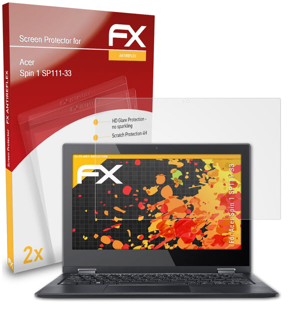 atFoliX FX-Antireflex Displayschutzfolie für Acer Spin 1 SP111-33