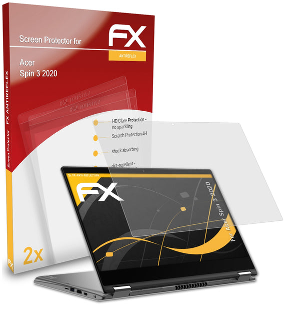 atFoliX FX-Antireflex Displayschutzfolie für Acer Spin 3 (2020)