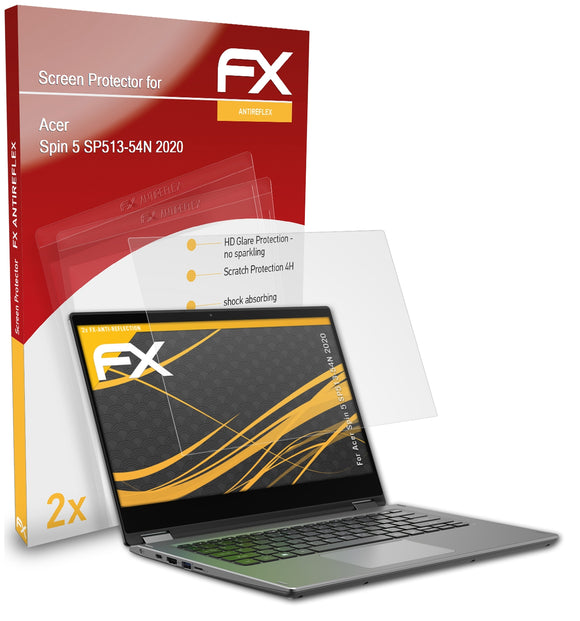 atFoliX FX-Antireflex Displayschutzfolie für Acer Spin 5 SP513-54N (2020)