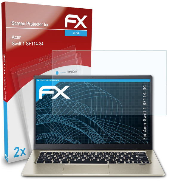 atFoliX FX-Clear Schutzfolie für Acer Swift 1 (SF114-34)
