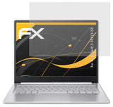 Panzerfolie atFoliX kompatibel mit Acer Swift 3 SF313-53, entspiegelnde und stoßdämpfende FX (2X)