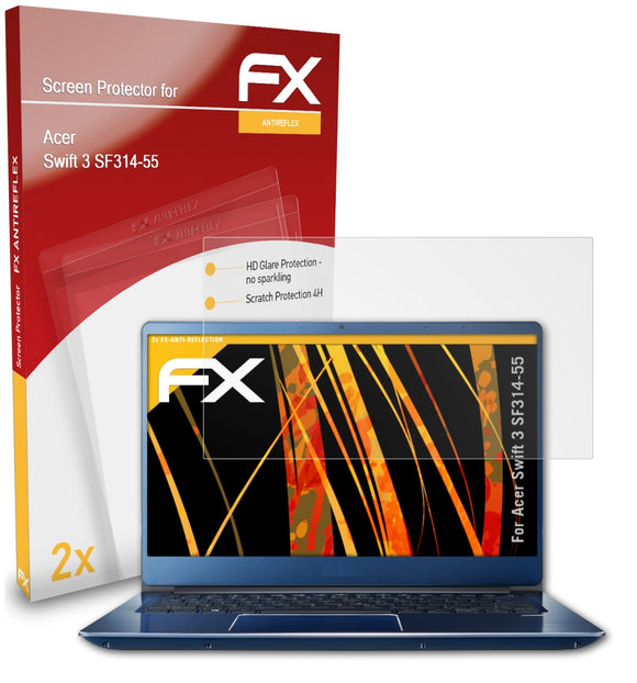 atFoliX FX-Antireflex Displayschutzfolie für Acer Swift 3 (SF314-55)