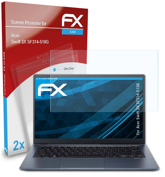 atFoliX FX-Clear Schutzfolie für Acer Swift 3X (SF314-510G)