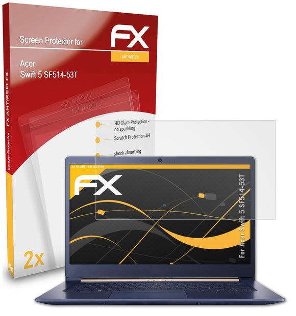 atFoliX FX-Antireflex Displayschutzfolie für Acer Swift 5 (SF514-53T)