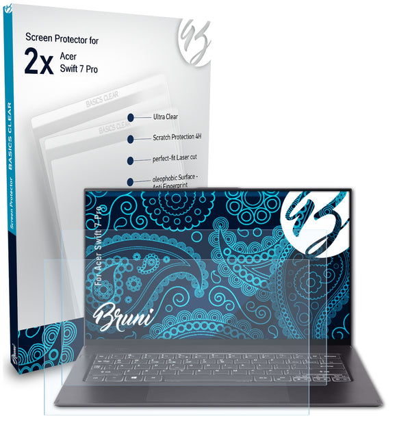 Bruni Basics-Clear Displayschutzfolie für Acer Swift 7 Pro