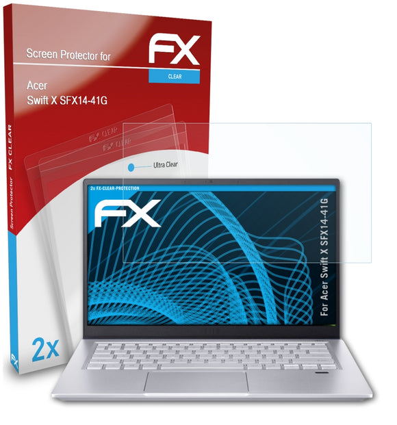 atFoliX FX-Clear Schutzfolie für Acer Swift X (SFX14-41G)