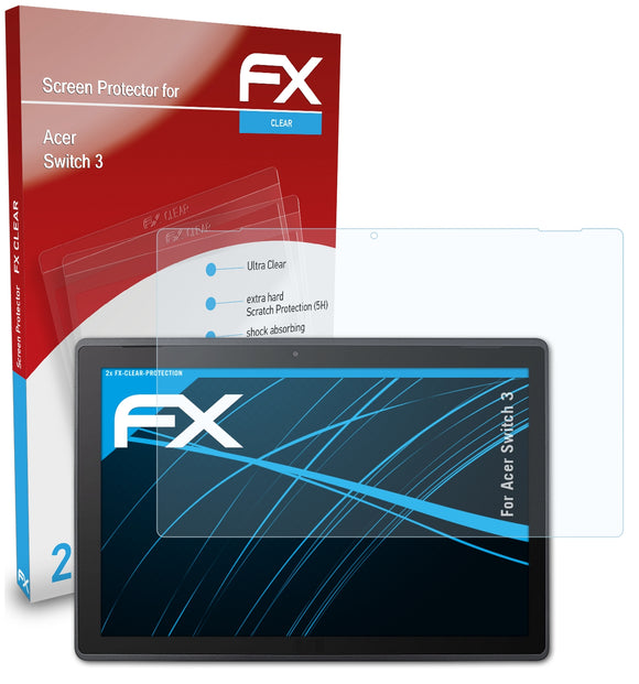 atFoliX FX-Clear Schutzfolie für Acer Switch 3