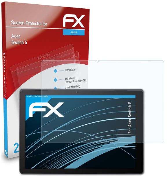 atFoliX FX-Clear Schutzfolie für Acer Switch 5