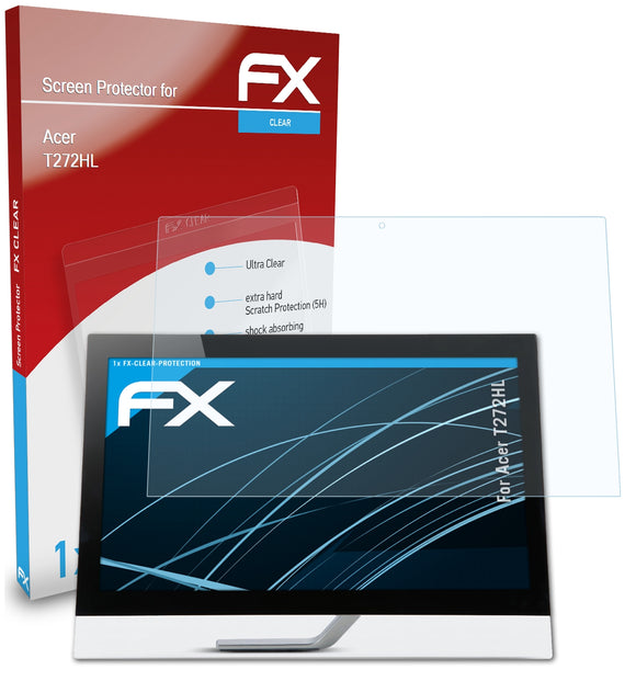 atFoliX FX-Clear Schutzfolie für Acer T272HL