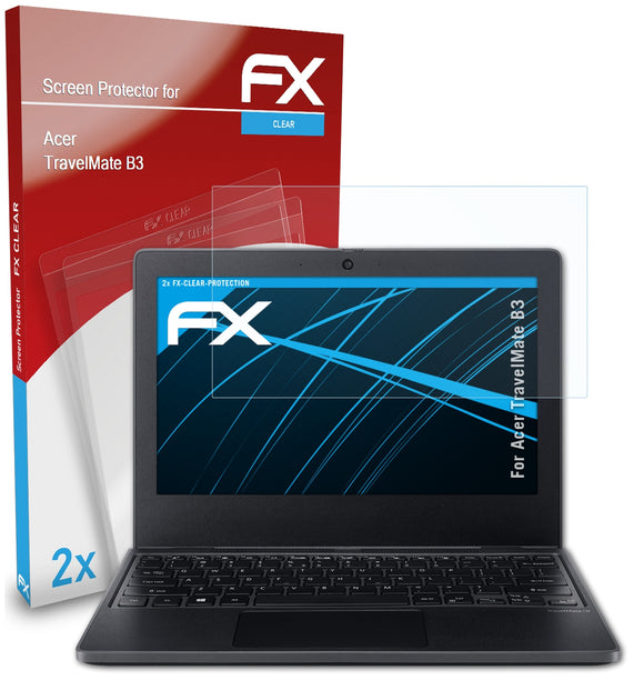 atFoliX FX-Clear Schutzfolie für Acer TravelMate B3