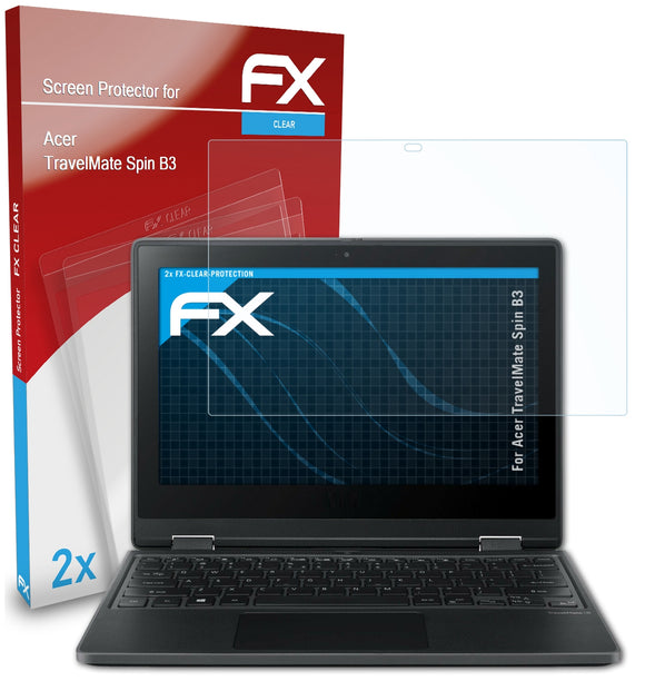 atFoliX FX-Clear Schutzfolie für Acer TravelMate Spin B3