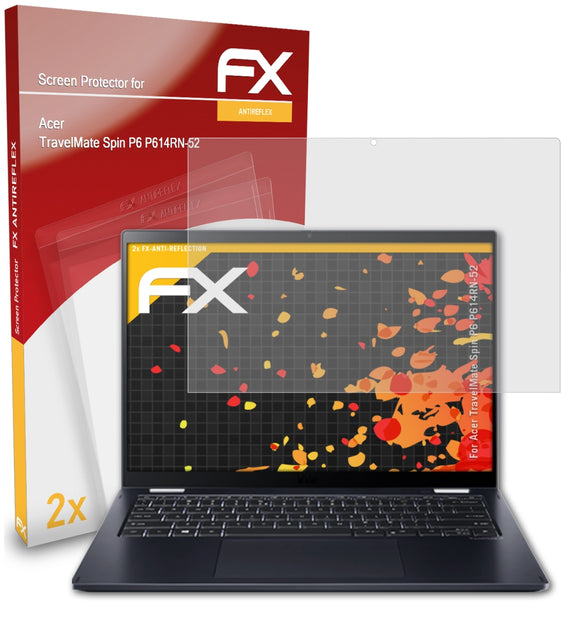 atFoliX FX-Antireflex Displayschutzfolie für Acer TravelMate Spin P6 (P614RN-52)