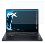 Schutzfolie atFoliX kompatibel mit Acer TravelMate Spin P6 P614RN-52, ultraklare FX (2X)