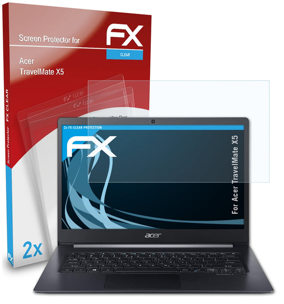 atFoliX FX-Clear Schutzfolie für Acer TravelMate X5