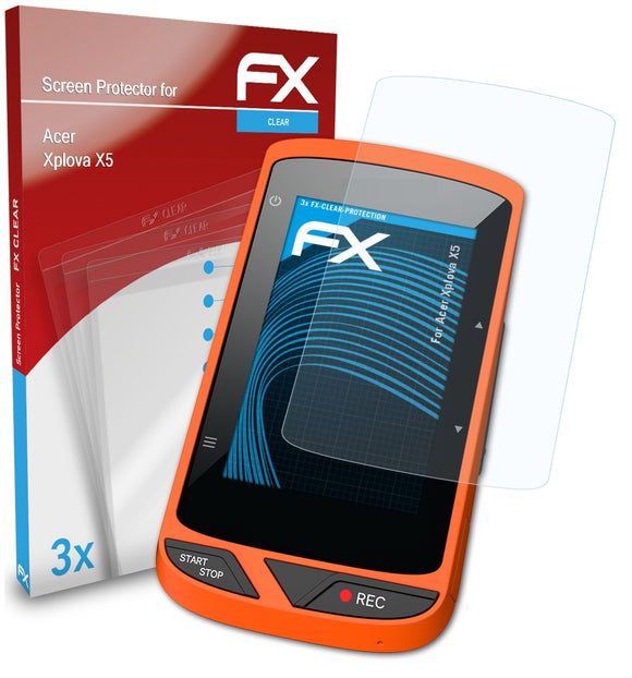 atFoliX FX-Clear Schutzfolie für Acer Xplova X5
