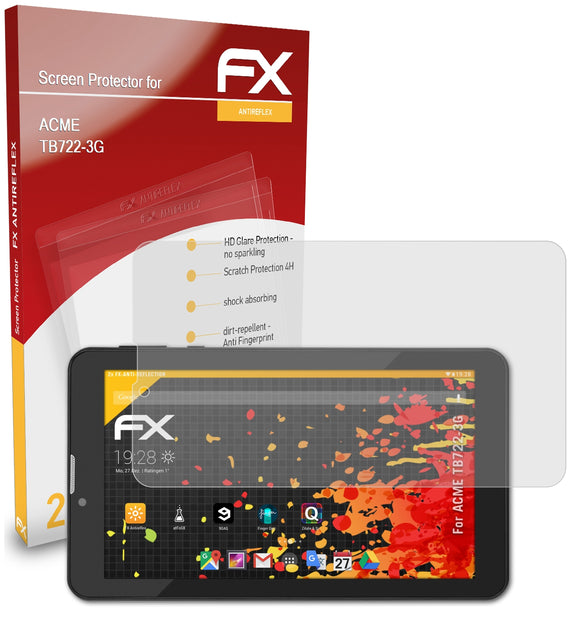 atFoliX FX-Antireflex Displayschutzfolie für ACME TB722-3G