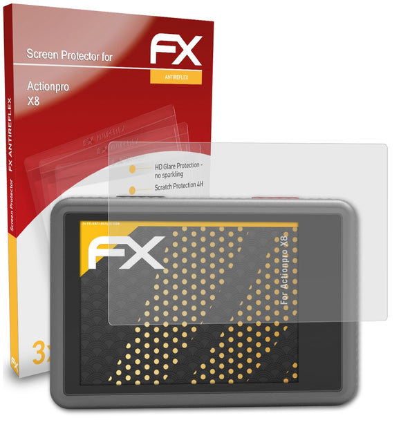 atFoliX FX-Antireflex Displayschutzfolie für Actionpro X8