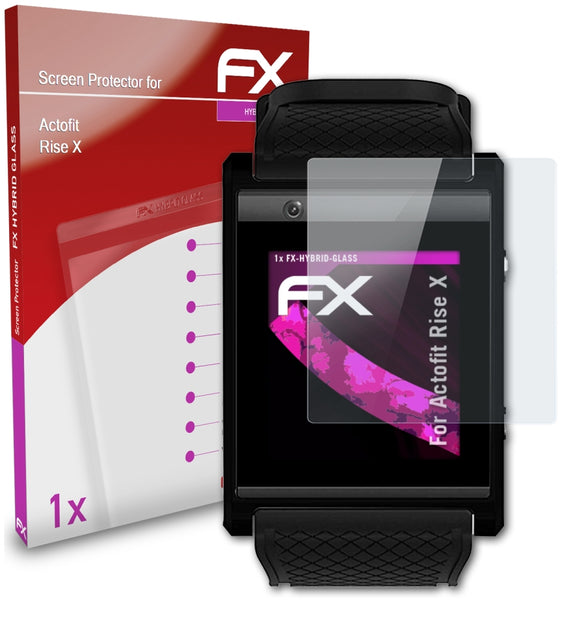 atFoliX FX-Hybrid-Glass Panzerglasfolie für Actofit Rise X