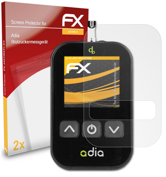 atFoliX FX-Antireflex Displayschutzfolie für Adia Blutzuckermessgerät