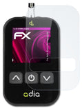 atFoliX Glasfolie kompatibel mit Adia Blutzuckermessgerät, 9H Hybrid-Glass FX Panzerfolie