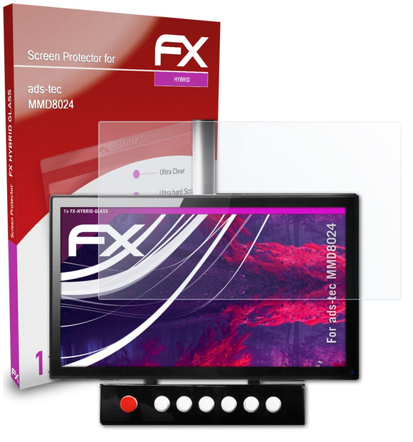 atFoliX FX-Hybrid-Glass Panzerglasfolie für ads-tec MMD8024