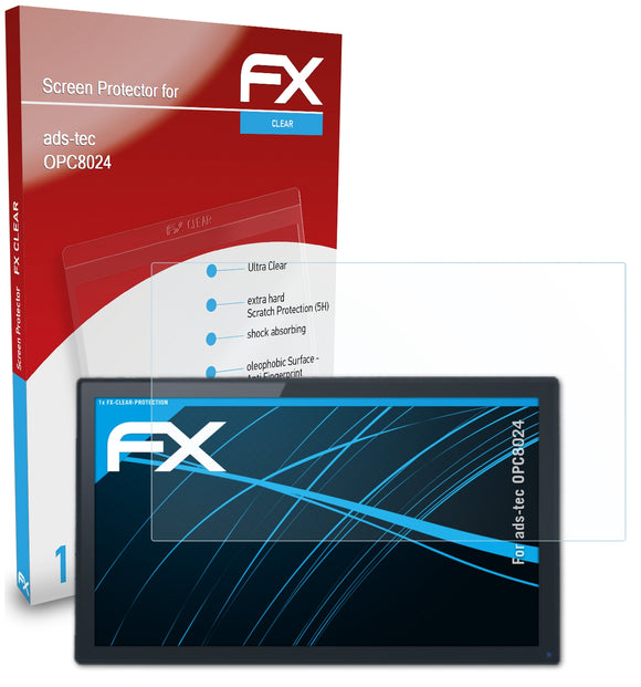 atFoliX FX-Clear Schutzfolie für ads-tec OPC8024