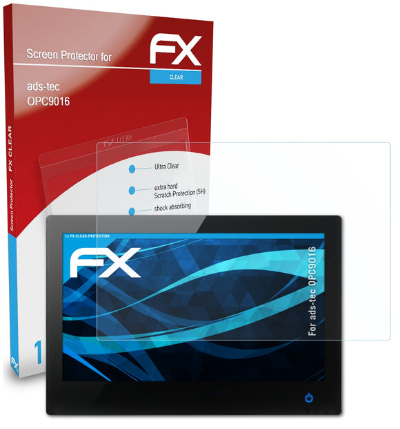 atFoliX FX-Clear Schutzfolie für ads-tec OPC9016