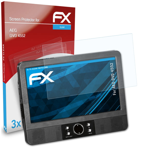 atFoliX FX-Clear Schutzfolie für AEG DVD 4552