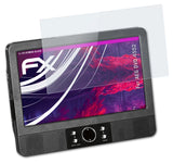 Glasfolie atFoliX kompatibel mit AEG DVD 4552, 9H Hybrid-Glass FX