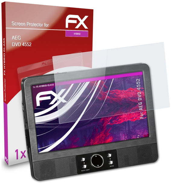 atFoliX FX-Hybrid-Glass Panzerglasfolie für AEG DVD 4552