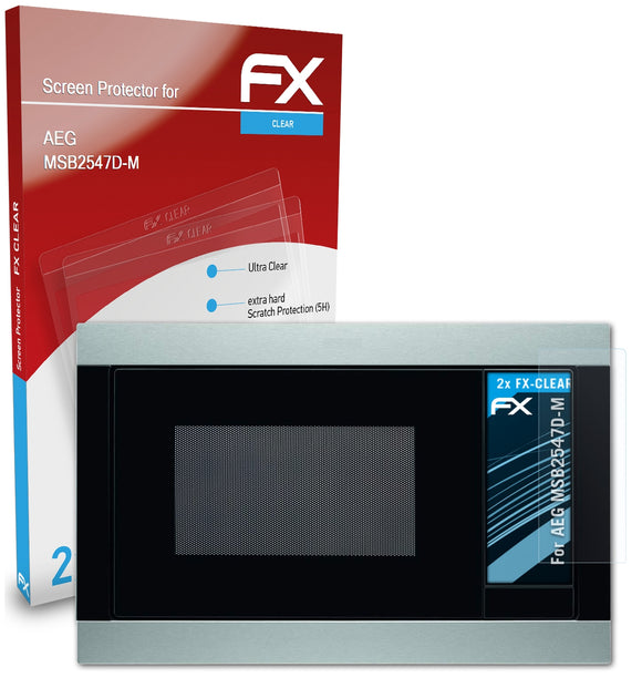 atFoliX FX-Clear Schutzfolie für AEG MSB2547D-M