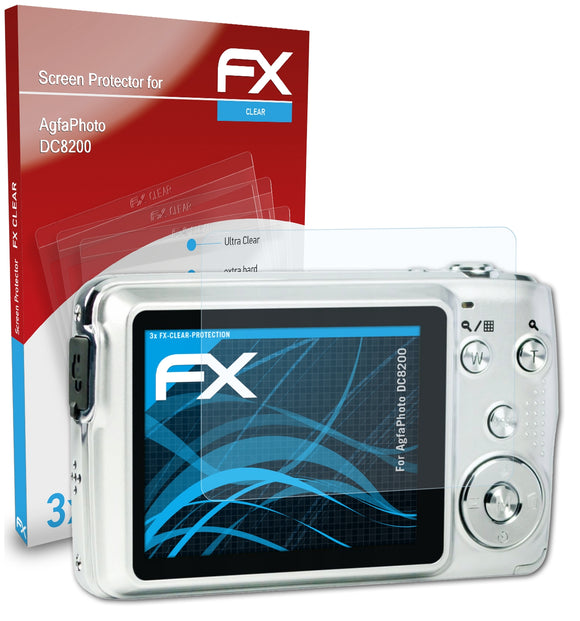 atFoliX FX-Clear Schutzfolie für AgfaPhoto DC8200