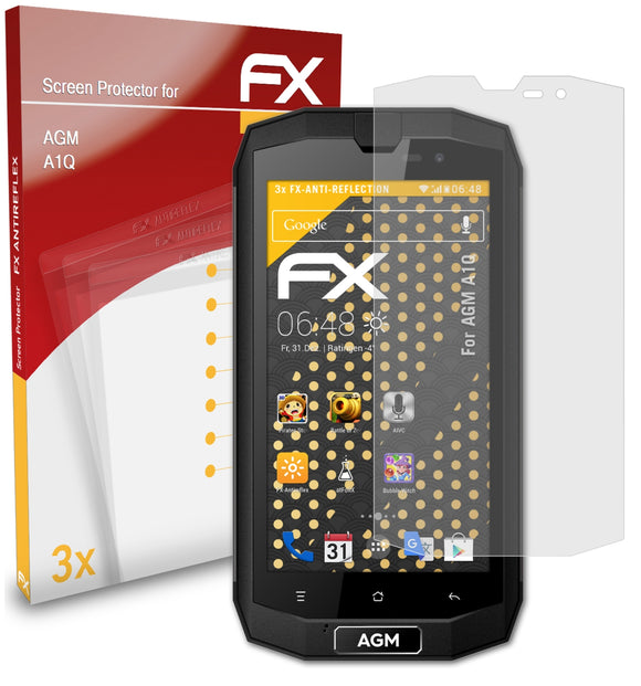 atFoliX FX-Antireflex Displayschutzfolie für AGM A1Q