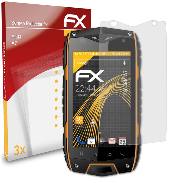 atFoliX FX-Antireflex Displayschutzfolie für AGM A7