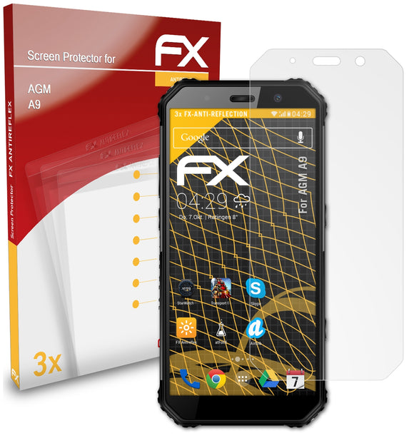 atFoliX FX-Antireflex Displayschutzfolie für AGM A9