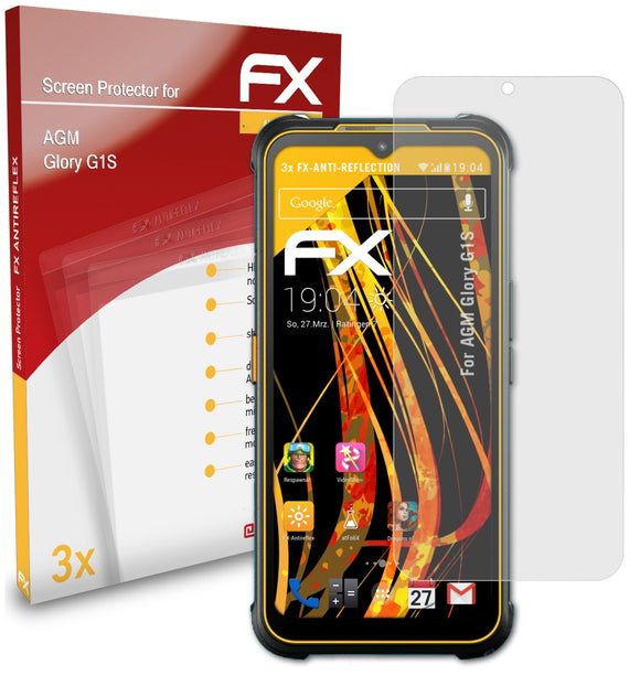atFoliX FX-Antireflex Displayschutzfolie für AGM Glory G1S