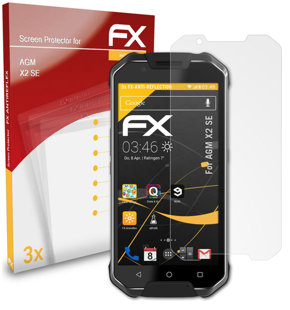 atFoliX FX-Antireflex Displayschutzfolie für AGM X2 SE