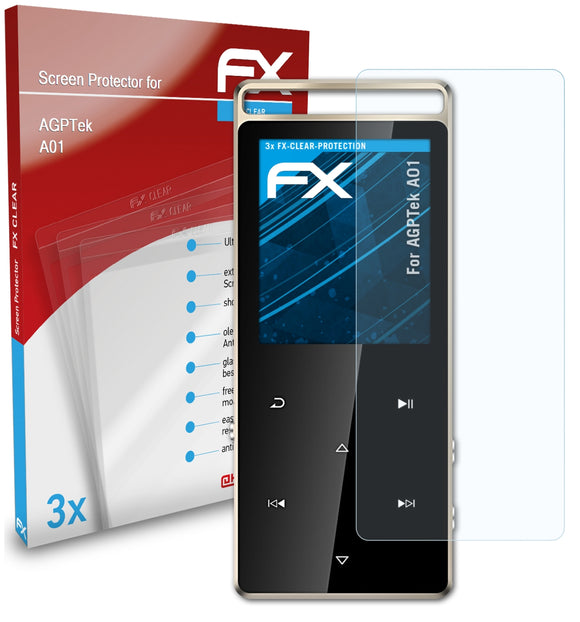 atFoliX FX-Clear Schutzfolie für AGPTek A01