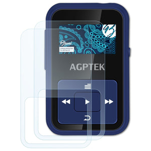 Bruni Basics-Clear Displayschutzfolie für AGPTek A12