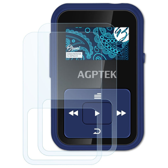 Bruni Basics-Clear Displayschutzfolie für AGPTek A12