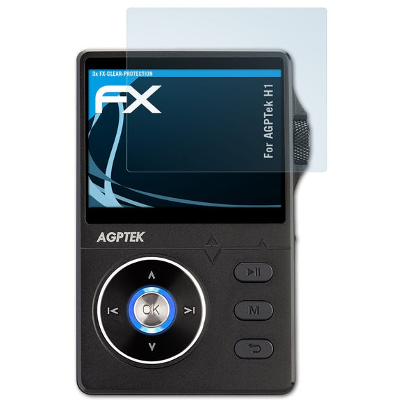 atFoliX FX-Clear Schutzfolie für AGPTek H1