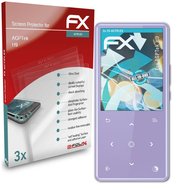 atFoliX FX-ActiFleX Displayschutzfolie für AGPTek H9