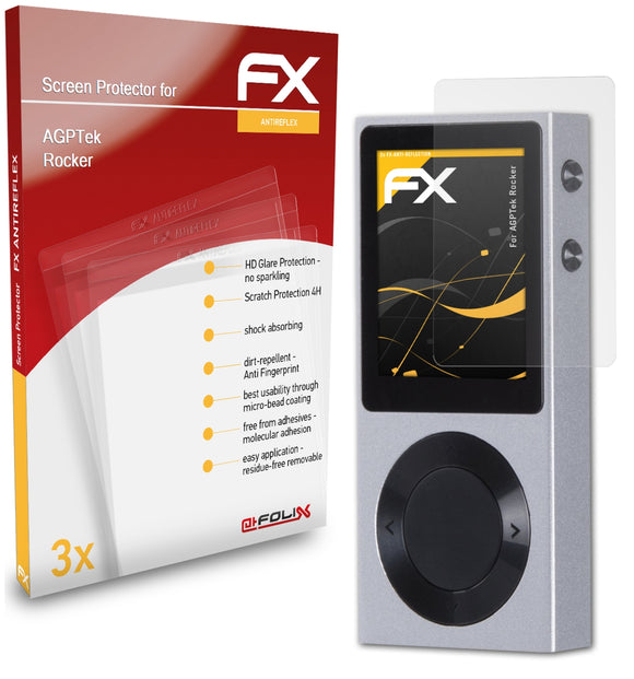 atFoliX FX-Antireflex Displayschutzfolie für AGPTek Rocker