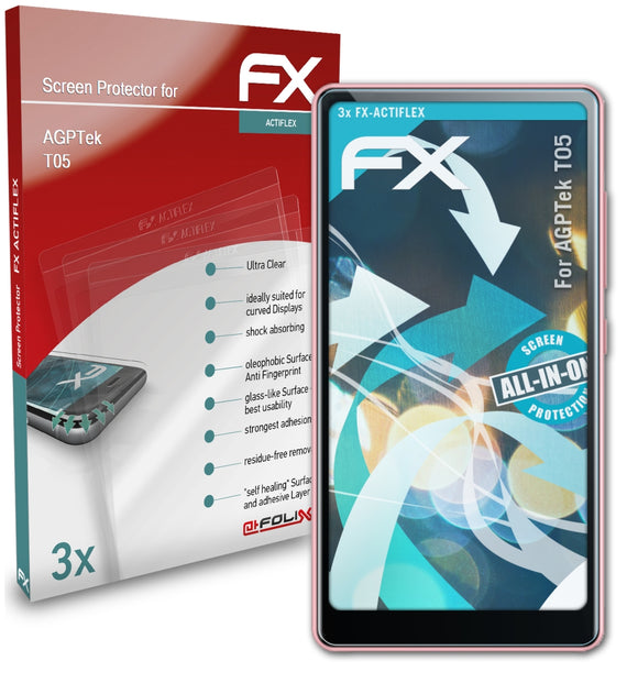 atFoliX FX-ActiFleX Displayschutzfolie für AGPTek T05