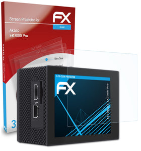 atFoliX FX-Clear Schutzfolie für Akaso EK7000 Pro