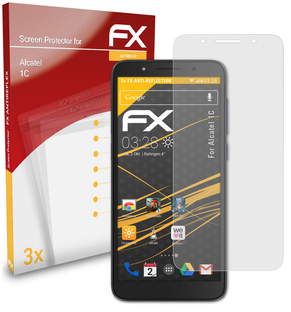 atFoliX FX-Antireflex Displayschutzfolie für Alcatel 1C